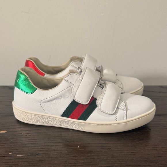 Children's Gucci Ace leather sneaker new size eu 30 is 12.5 - Picture 1 of 12